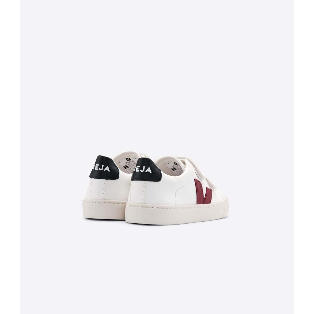 White/Black Kids' Veja ESPLAR CHROMEFREE Sneakers | AU 836OKI